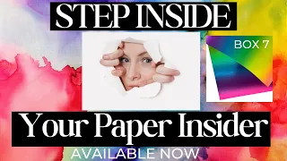 SNEAK PEEK! Gorgeous Card Making Papers INSIDE -  | Your Paper Insider BOX 7  👀 Check it out! 👀