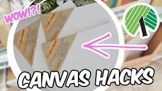 Unbelievable Dollar Tree Canvas Hacks You Need To Try! | Dollar Tree DIY 2024 | Krafts With Katelyn