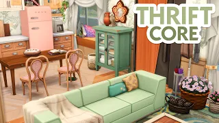 Thriftcore Chic Apartment // The Sims 4 Speed Build: Apartment Renovation