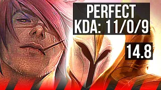 SETT vs KAYLE (TOP) | 11/0/9, Legendary | EUW Master | 14.8