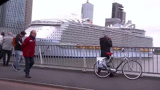 Biggest cruise ship in the world - Harmony of the seas - Rotterdam city trip