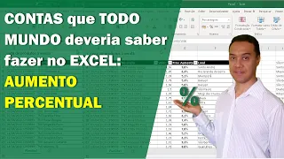 Como Calcular AUMENTO PERCENTUAL no EXCEL [Todas as Porcentagens 1 de 4]