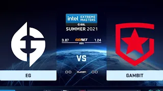 🔴  RU  Gambit vs EG  BO3  | IEM Summer 2021