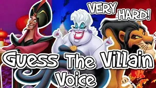 👿GUESS THE DISNEY VILLAIN VOICE!👿 VERY HARD!