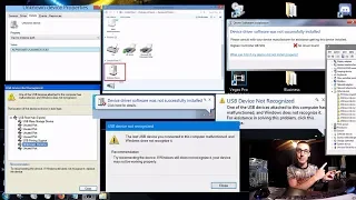 FIX "USB Device Not Recognized & Device Driver Not Installed" | iPad, iPhone, Android, Tablet, GoPro