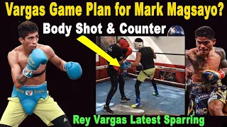 VARGAS  preparing BODY Shots & Counter for Mark Magnifico Magsayo | Magsayo-Vargas WBC Featherweight