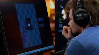 Magnus Carlsen Resigns in Knight Endgame In Front of Camera Against Mamedyarov