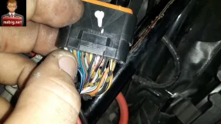 Teste de alimentação positiva e negativa no conector da ECU da XTZ 250 LANDER BLUE FLEX 2020 YAMAHA