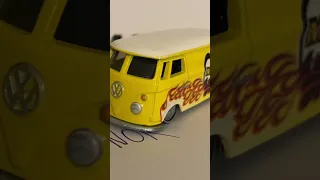 Volkswagen t1 panel bus y custom Volkswagen Beetle #hotwheels