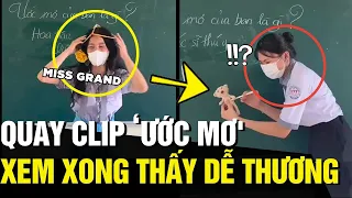 Quay clip về ƯỚC MƠ của các bạn trong lớp, dân mạng xem xong CẢM THẤY DỄ THƯƠNG | Tin Ngắn 3 Phút