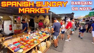 SUNDAY MARKET in Spain: Is Bargain ALLOWED? #benidormbyana