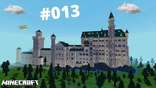 Schloss Neuschwanstein in Minecraft bauen | Bauvorlage #013
