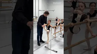 SLAWOMIR’S BALLET CLASS 🤣🩰 #ballet #balletclass #ballerina #shorts