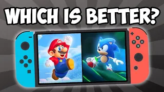 Super Mario Wonder vs. Sonic Superstars