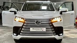 2022 Lexus LX500d 3.3L V6 Twin Turbo White - Full Size SUV Three Row