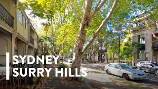 [4K] WALKING: SYDNEY, AUSTRALIA - Surry Hills