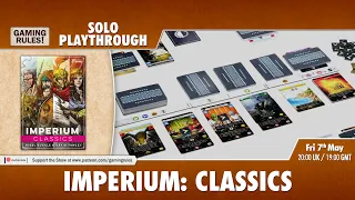 Imperium: Classics - Solo Tutorial & Playthrough