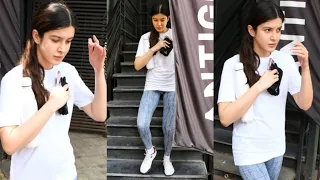 Fitness Is most Important to keep our body Fit 😍 Shanaya Kapoor Spotted in Juhu outside Gym 💖📸