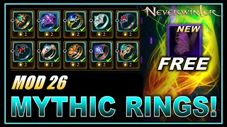 NEW Mythic Abyssal Loop Rings! (all tested) FREE Wings Mount! Do they EVEN Work? - Neverwinter