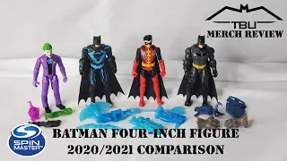 TBU Merch Review: Spin Master Batman Four-Inch Figure 2020/2021 Comparison