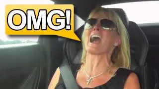 Mom's Reaction to 1250WHP Twin Turbo Gallardo