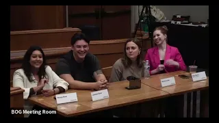 Board of Governors Meeting March 7, 2024, Part 8: Gonzaga Law Student Panel