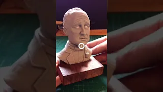 Sculpting Vito Corleone #shorts #godfather