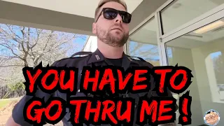 Frauditor Tries to BARGE INTO Building (TRESPASSED) Part 1
