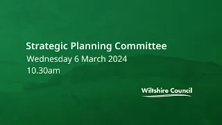 Strategic Planning Committee, 6 March 2024, 10.30am