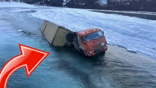 Неудачные и необычные случаи на дороге с дальнобойщиками и грузовиками №51