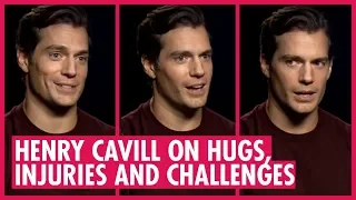 Henry Cavill Hugging Tom Cruise.  Mission: Impossible Fallout Interview