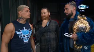 Cody Rhodes le dice a Rollins & Zayn que ya tienen al quinto integrante - WWE Raw 20/11/2023 Español