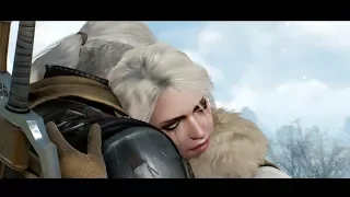 Witcher 3 wild hunt bittersweet ending - Final walk with Ciri PS4 pro 4k gameplay (1080p recording)