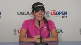 Fifiteen Years Old Asterisk Talley Thursday Flash Interview 2024 79th Womens US Open © USGA