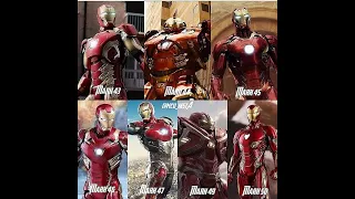 IRONMAN all suit up | Mark 1 to Mark 85 | Best cut scenes