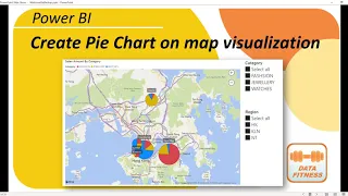 Power BI Tutorial - Create Pie Chart On Map Visualization