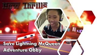 Roblox Noob - Save Lightning McQueen Adventure Obby! | Roblox Gameplay | Roblox Games