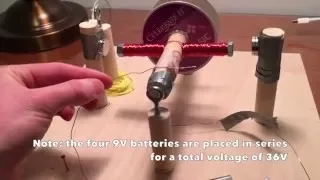 Powerful Homemade Electric Motor (Physics Explained)