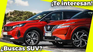 COMPARATIVA SUV ⭐️ Nissan Qashqai 2021 vs Peugeot 3008 | Comparativa