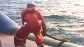 Anchor handling Training recover buoy