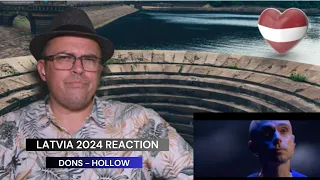 Latvia 2024 Reaction (Dons' "Hollow") - Eurovision