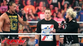 John Cena, Enzo Amore & Big Cass zetteln ein Wortgefecht an: Raw, 18. Juli 2016