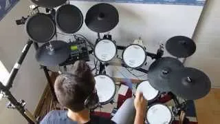 Drum Cover TRANSATLANTIC • BLACK AS THE SKY