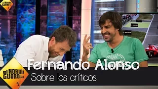 Fernando Alonso: "Hay que escucharles porque pueden tener razón en lo que dicen" - El Hormiguero 3.0