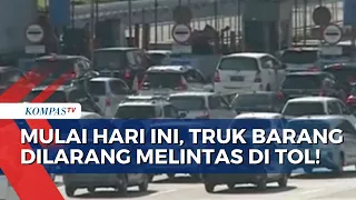 Kecuali Angkutan Sembako & Bahan Bakar, Truk Barang Dilarang Melintas di Tol Mulai Hari Ini!