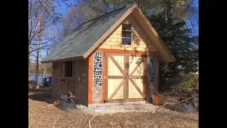 Cordwood Workshop - Building the Walls