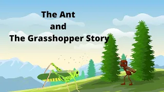 The Ant and The Grasshopper Story / Best Short Stories for Kids in English / Learning & Moral Story