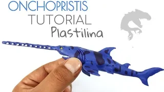 COMO HACER UN ONCHOPRISTIS DE JURASSIC WORLD DE PLASTILINA/ARCILLA  PASO A PASO