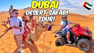 DUBAI VLOG *Desert Safari Tour + Camel Ride, 4x4, & ATV Experience!* 🇦🇪 | Jm Banquicio