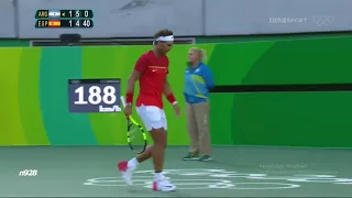 Nadal vs Del Potro 2 Epic Winners In A Row (Rio-2016)